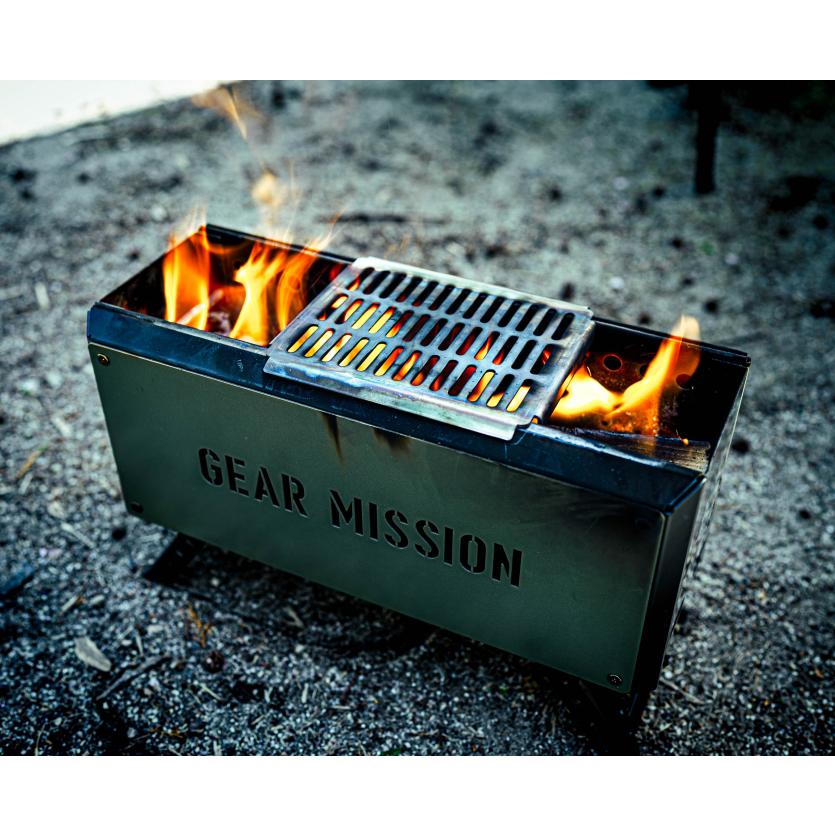 トヨトミGEAR MISSION BF-GM1 焚火台 オリーブグリーン トヨトミ GEAR MISSION 二次燃焼焚火台 BF-GM1 オリーブグリーン