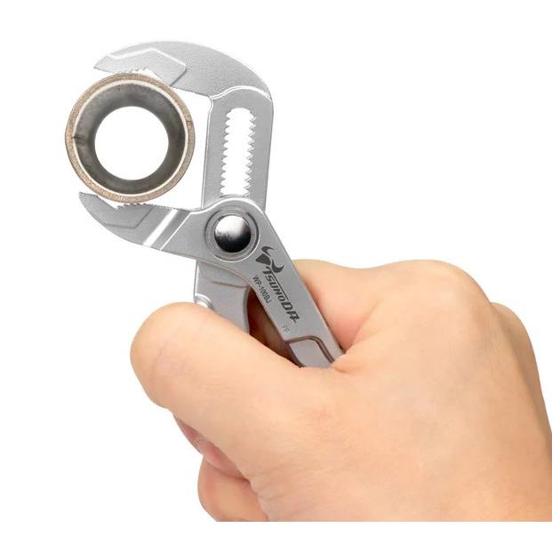 ツノダ ツノダ(TSUNODA) ワンプッシュプライヤー WP-100BJ 100mm