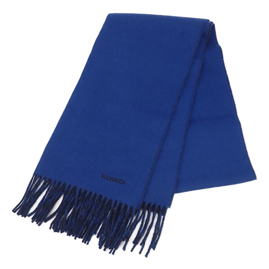 HERMES エルメス レクトヴェルソ マフラー H393800T カシミヤ100  