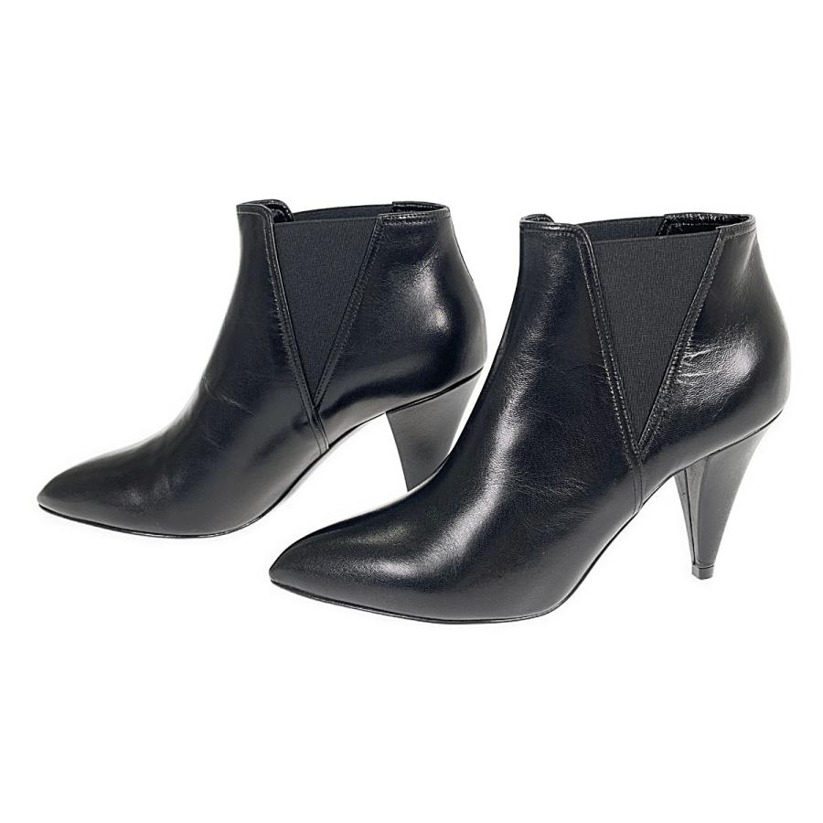 CELINE セリーヌ トライアングルヒールチェルシー ショートブーツ 