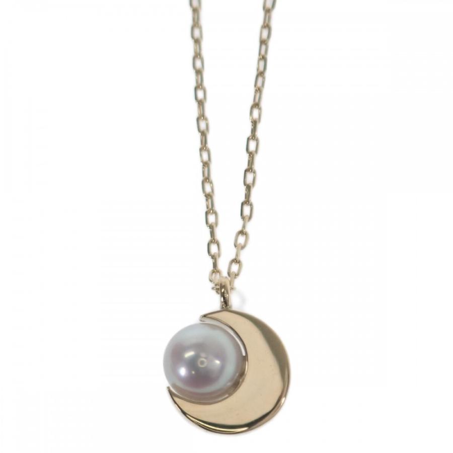 AHKAH ゴールド パール付きネックレス