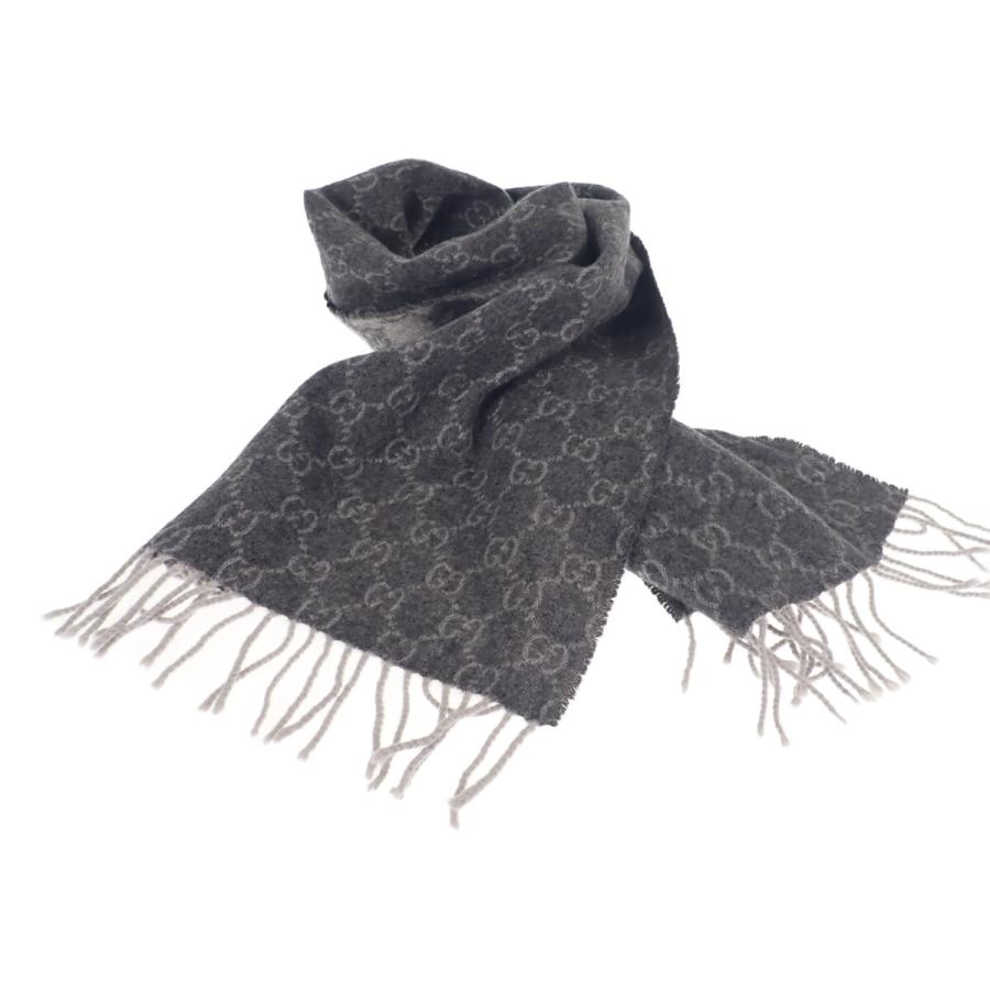 グッチGUCCI マフラー 美品✨ GUCCI カシミヤマフラーグッチGG柄