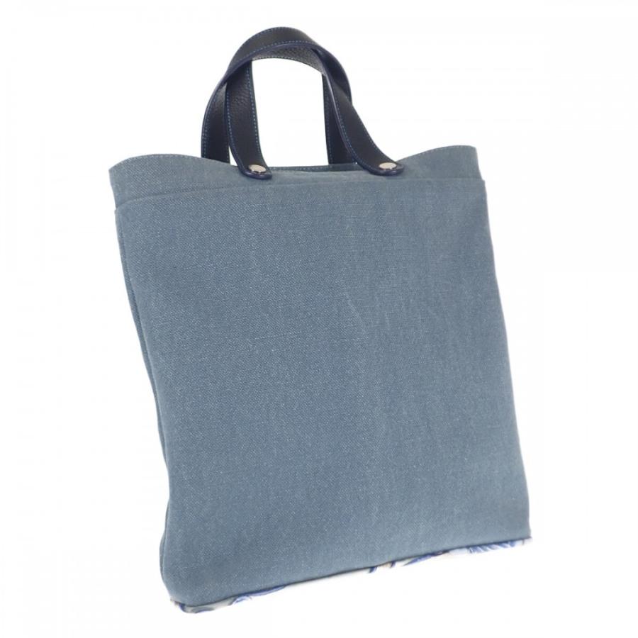 中古】【ABランク】エルメス HERMES プティアッシュ デニムトート  