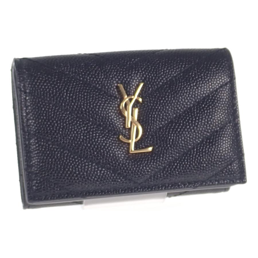 SAINT LAURENT サンローラン オリガミタイニーウォレット 三つ折り財布 