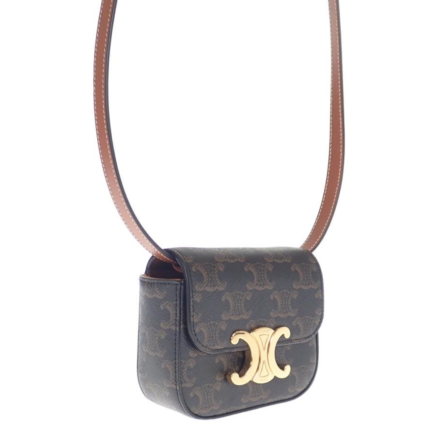 CELINE 【中古】セリーヌ ミニトリオンフ 10I512DQB.04LU ショルダー  