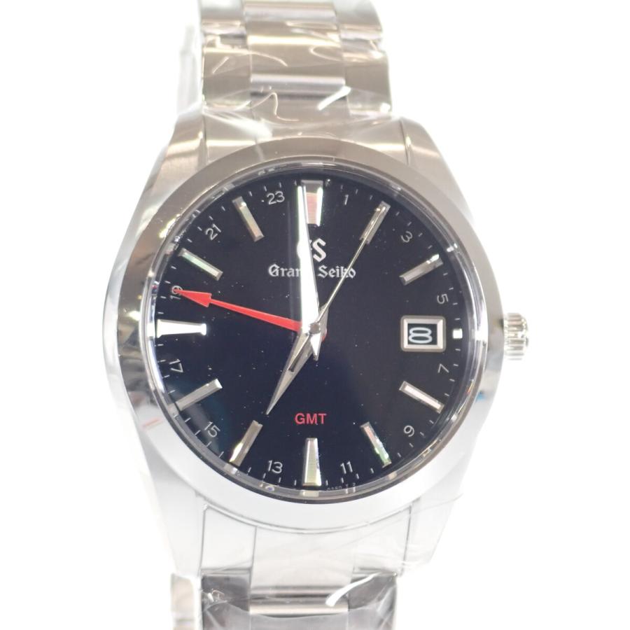 Grand Seiko ヘリテージコレクション メンズ 腕時計 SBGN013 SS ブラック文字盤 キャリバー9F GMT クォーツ【ISEYA】｜iseya-susukino｜02
