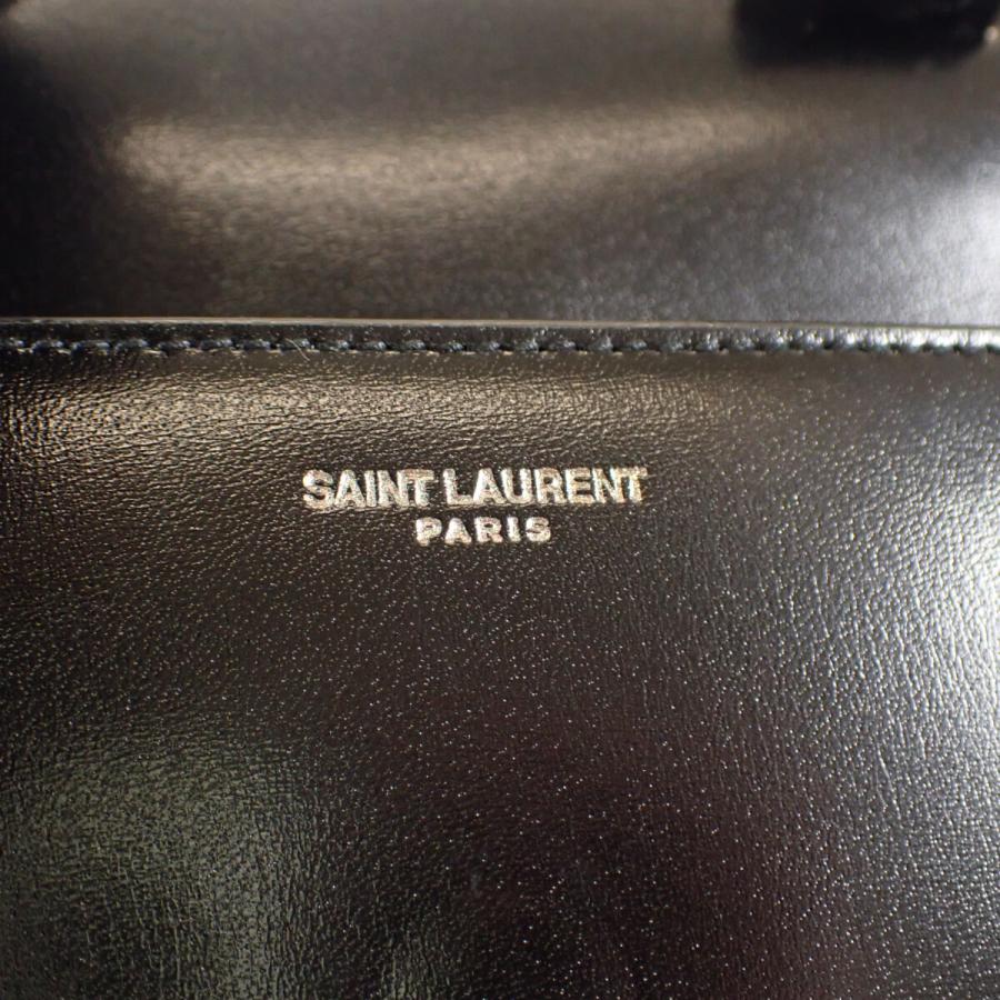 SAINT LAURENT サンローラン アップタウンスモールバッグ ハンドバッグ ショルダーバッグ 2way 561203 カーフスキン ブラック【ISEYA】｜iseya-susukino｜13