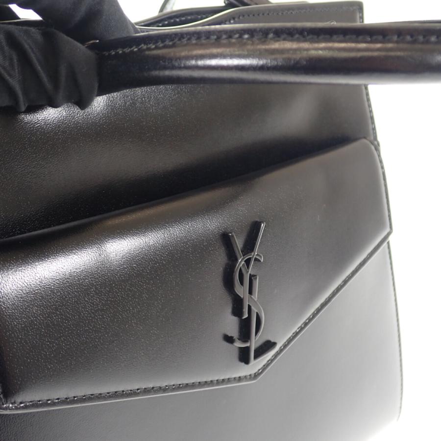 SAINT LAURENT サンローラン アップタウンスモールバッグ ハンドバッグ ショルダーバッグ 2way 561203 カーフスキン ブラック【ISEYA】｜iseya-susukino｜08