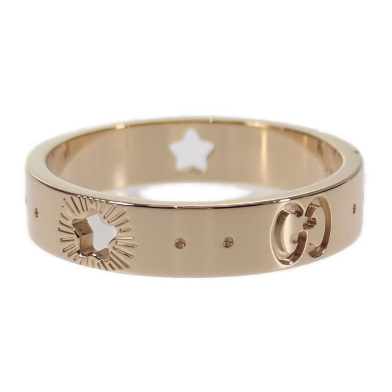 GUCCI 【中古】グッチ アイコン スター 607339_J8500_8000 リング K18  
