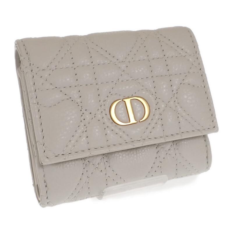 Christian Dior クリスチャン ディオール カロ ハイビスカスウォレット 