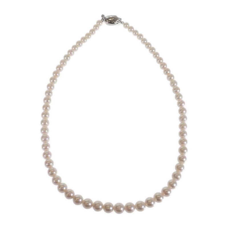 TASAKI 【中古】タサキ ストリング ネックレス シルバー925 パール  