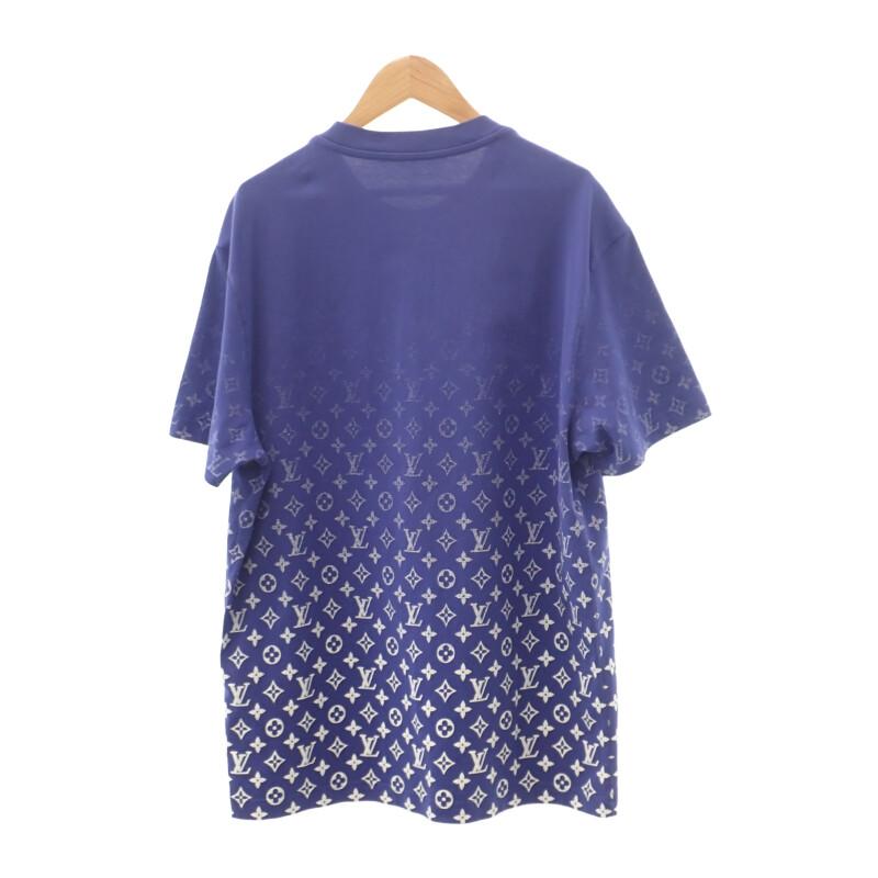 ルイヴィトン LOUIS VUITTON LVSEモノグラム グラディエント サイズM 1AA51Q 半袖Ｔシャツ ブルーペトロール メンズ【中古】【Aランク】の画像