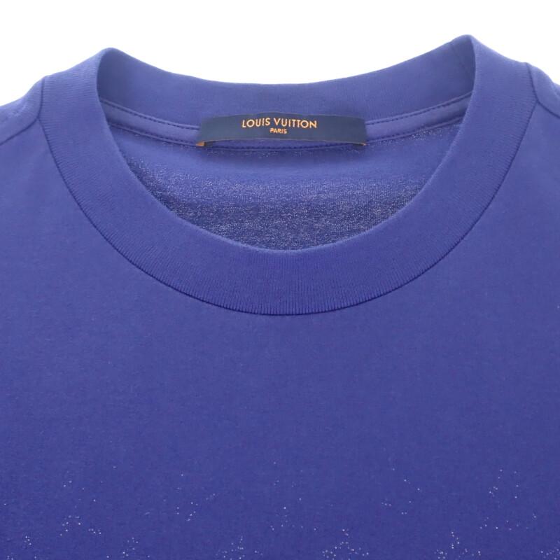ルイヴィトン LOUIS VUITTON LVSEモノグラム グラディエント サイズM 1AA51Q 半袖Ｔシャツ ブルーペトロール メンズ【中古】【Aランク】の画像