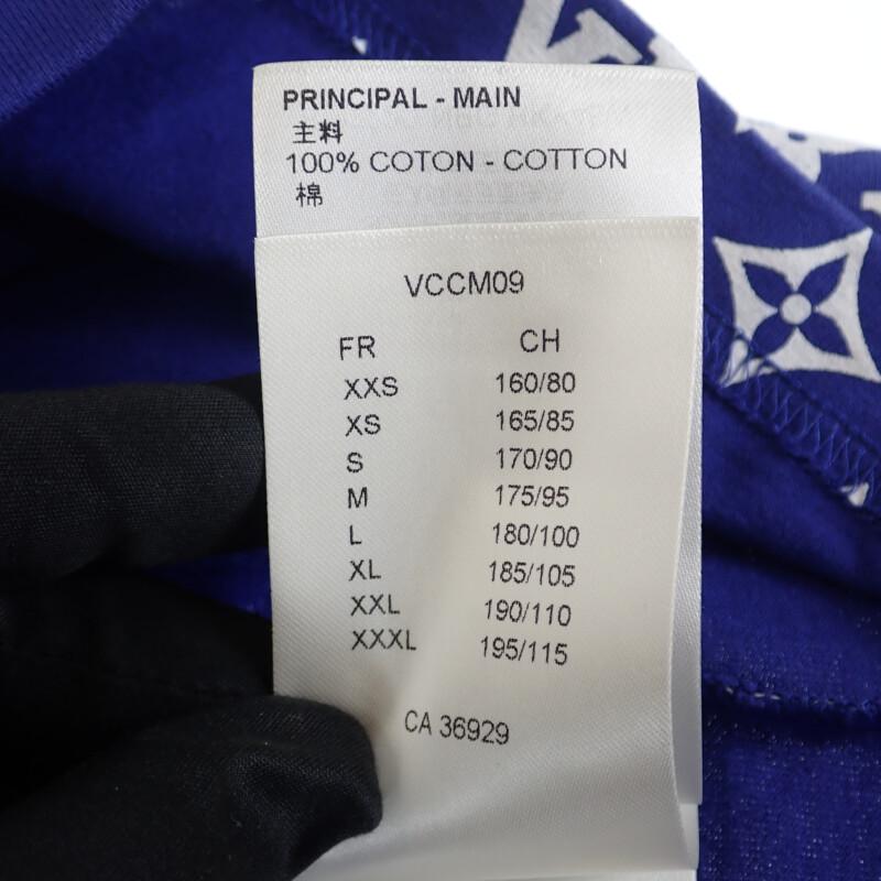 ルイヴィトン LOUIS VUITTON LVSEモノグラム グラディエント サイズM 1AA51Q 半袖Ｔシャツ ブルーペトロール メンズ【中古】【Aランク】の画像