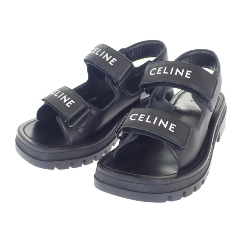 CELINE（セリーヌ） CELINE LEO ベルクロストラップ サンダル 