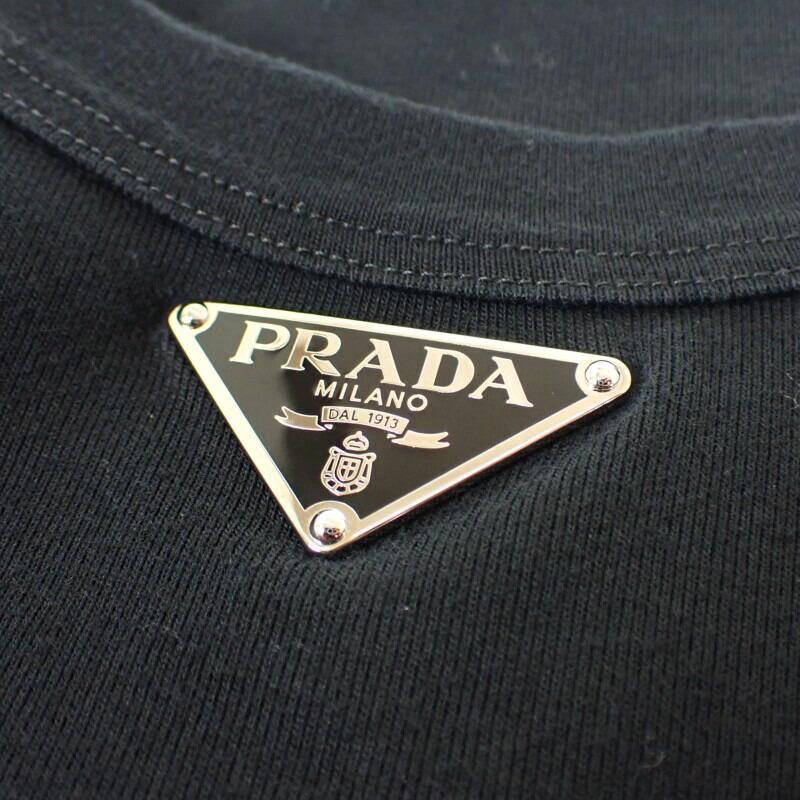 PRADA 【中古】【Aランク】プラダ トライアングルロゴ クルー PRADA 【中古】【Aランク】プラダ トライアングルロゴ クルー