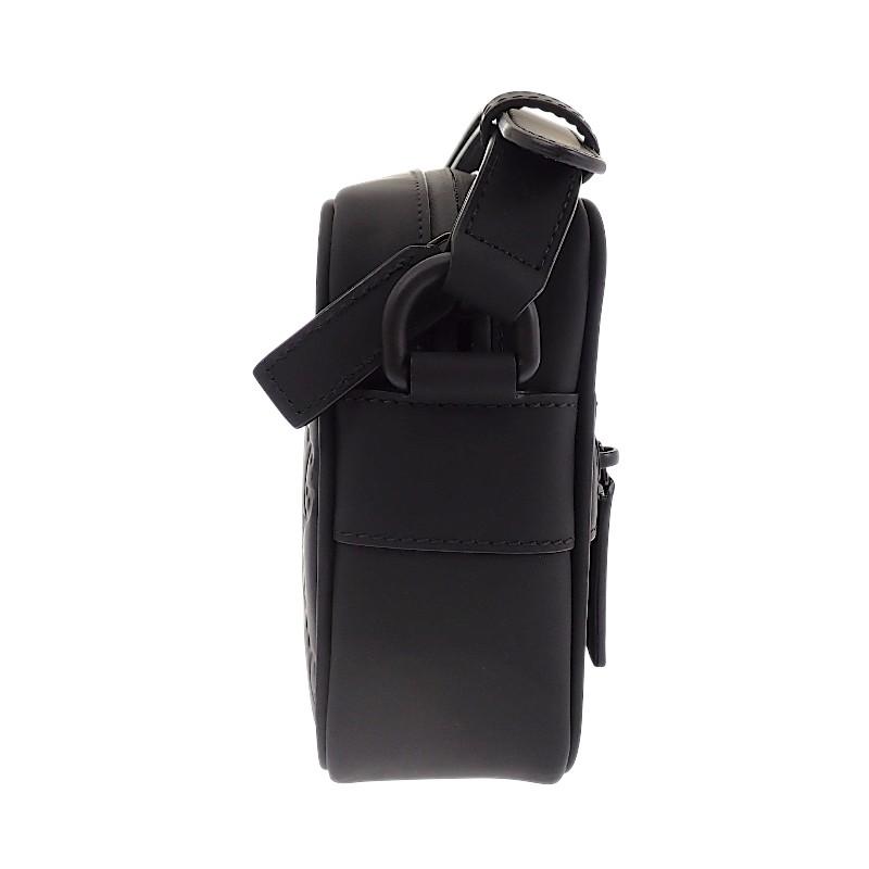 グッチ GUCCI ラバーエフェクト ミニ 771321AAC0G1000 ショルダーバッグ ラバーエフェクトレザー ブラック【中古】【Aランク】【ISEYA】の画像