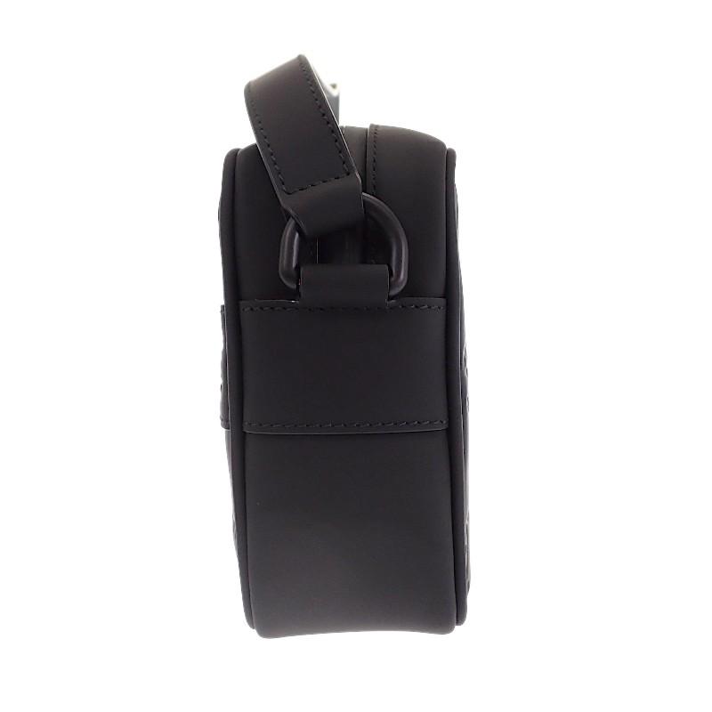グッチ GUCCI ラバーエフェクト ミニ 771321AAC0G1000 ショルダーバッグ ラバーエフェクトレザー ブラック【中古】【Aランク】【ISEYA】の画像