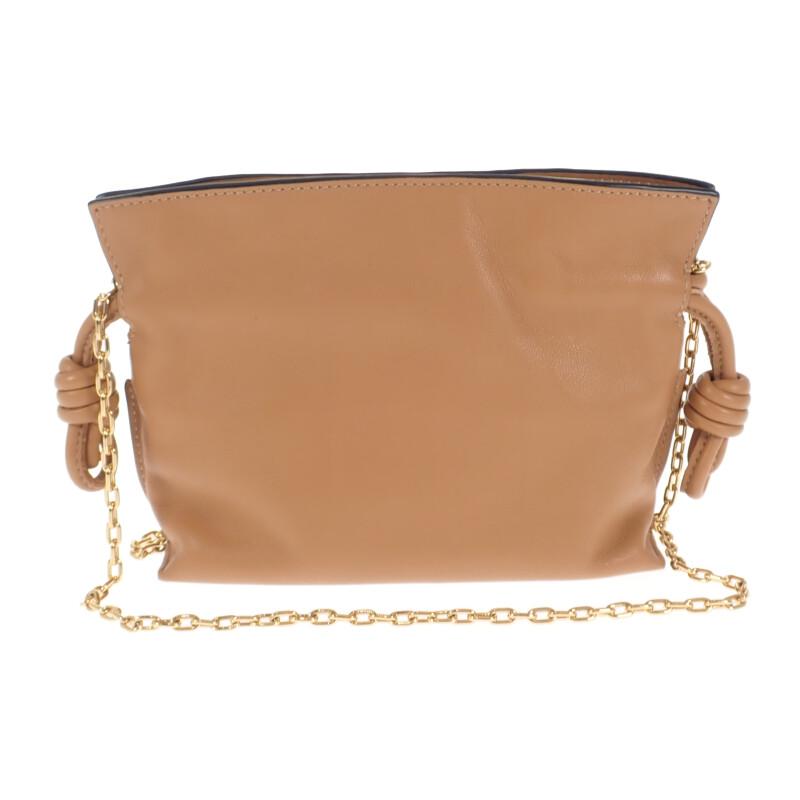 ロエベ LOEWE フラメンコ クラッチ ナノ A411FC6X01 2WAY ショルダーバッグ カーフ ベージュ系 ミニバッグ  人気【中古】【Aランク】の画像