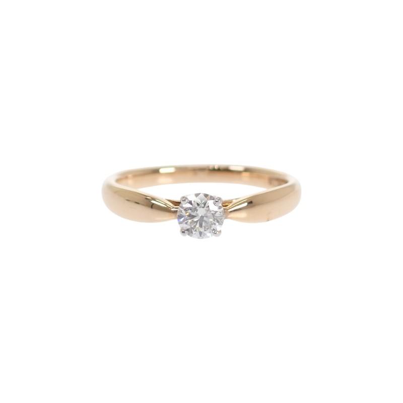 ティファニー TIFFANY&Co. ハーモニー リング K18PG ピンクゴールド Pt950 プラチナ 8号 ダイヤモンド レディース 美品【中古】【Aランク】の画像