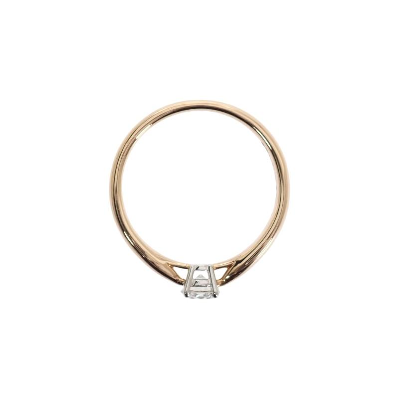 ティファニー TIFFANY&Co. ハーモニー リング K18PG ピンクゴールド Pt950 プラチナ 8号 ダイヤモンド レディース 美品【中古】【Aランク】の画像