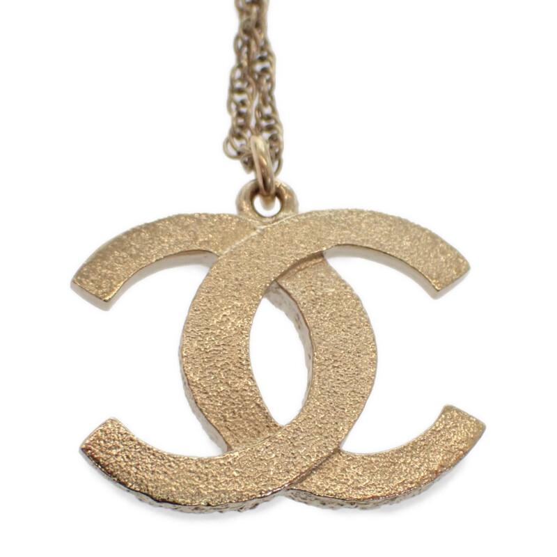 シャネル CHANEL ココマーク A99269 ネックレス メタル クリスタル ゴールド メンズ レディース【中古】【Aランク】_2