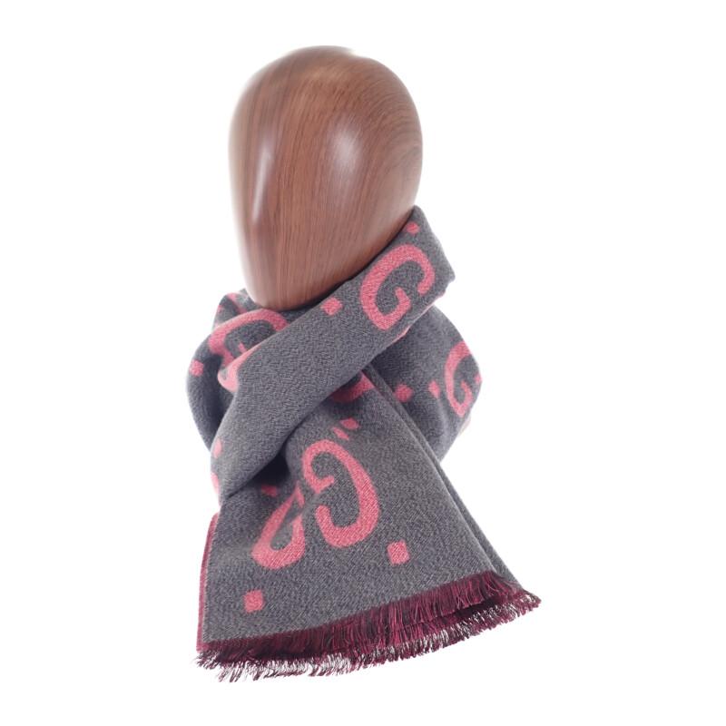 GUCCI GGジャガード ウール シルク スカーフ マフラー 558007 GUCCI（グッチ） マフラー GGジャカード ウールシルク スカーフ 558007
