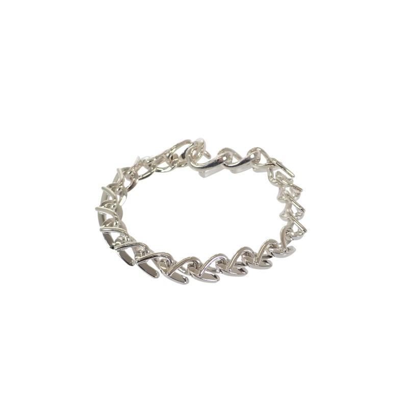 ティファニー　フォージミディアムブレスレッ　⭐️本日限定割引⭐️ TIFFANY&Co.（ティファニー） フォージ ミディアムリンク ブレスレット