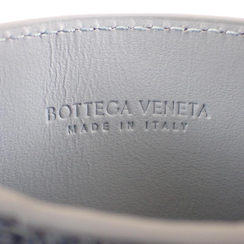ボッテガヴェネタ BOTTEGA VENETA カセット 748052V49K14288 カードケース ラムスキン ブルーメランジェ アイス【中古】【Aランク】_7