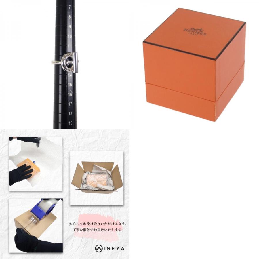 エルメス HERMES エシャペ MM 13号 H103658B00053 リング 指輪 シルバー 925 53 レディース メンズ  ギフト 人気【中古】【Aランク】の画像