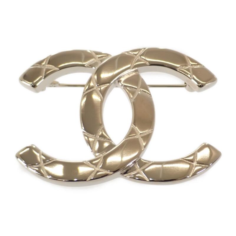 CHANEL ココマーク ブローチ メタル クリスタル ゴールド B19S刻印 