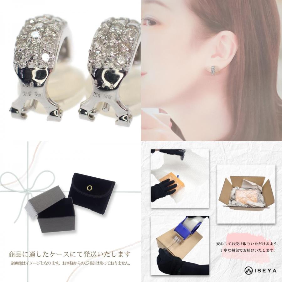 デザインジュエリー イヤリング 兼用 2way ピアス K18ホワイトゴールド ダイヤモンド フォーマル 上品  レディース【中古】【Aランク】の画像
