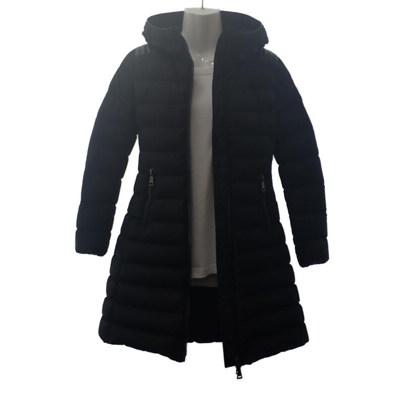 モンクレール MONCLER ロング E20934937085_C0063 鑑定済 ダウンジャケット ナイロン ブラック サイズ00 レディース【中古】【Aランク】の画像