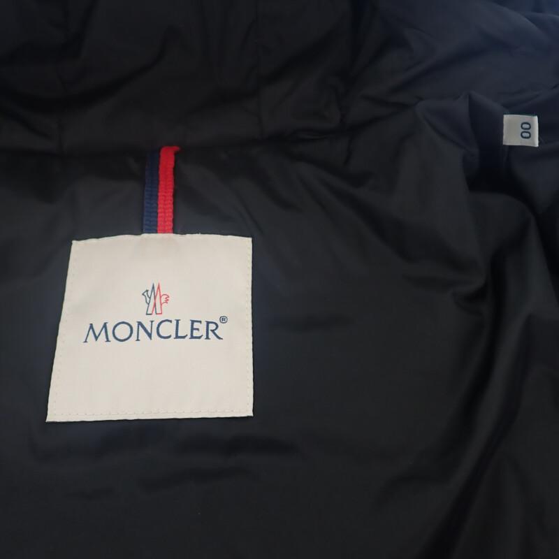 モンクレール MONCLER ロング E20934937085_C0063 鑑定済 ダウンジャケット ナイロン ブラック サイズ00 レディース【中古】【Aランク】の画像