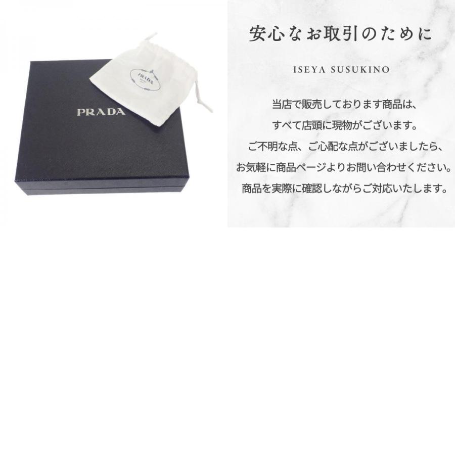 プラダ PRADA レザー スマートフォンケース 2ZH108_2DMH_F0002 ショルダーバッグ ナイロン ブラック レディース メンズ【中古】【Aランク】の画像
