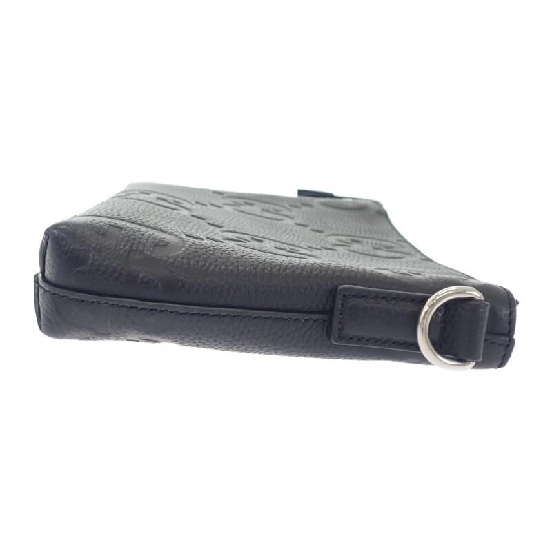 グッチ GUCCI ジャンボGG スモール メッセンジャーバッグ 761747_AABY7_1000 ショルダーバッグ レザー ブラック メンズ【中古】【Aランク】の画像