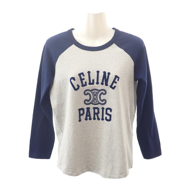 CELINE セリーヌ トリオンフロゴ 2X04K865W.09SH 長袖Tシャツ  