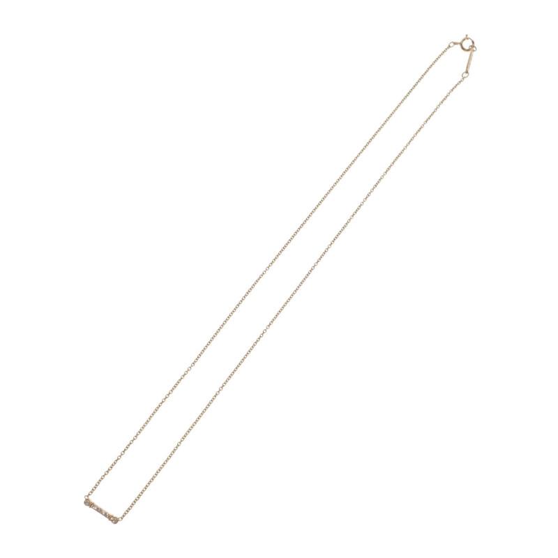 ティファニー TIFFANY&Co. フルールドリスキーバー 保存箱付属 67281969 ネックレス K18YG イエローゴールド ダイヤ【中古】【Aランク】の画像