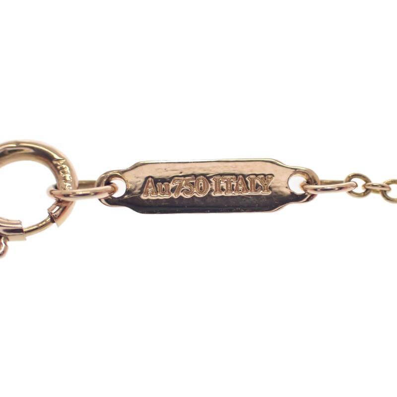 ティファニー TIFFANY&Co. フルールドリスキーバー 保存箱付属 67281969 ネックレス K18YG イエローゴールド ダイヤ【中古】【Aランク】の画像