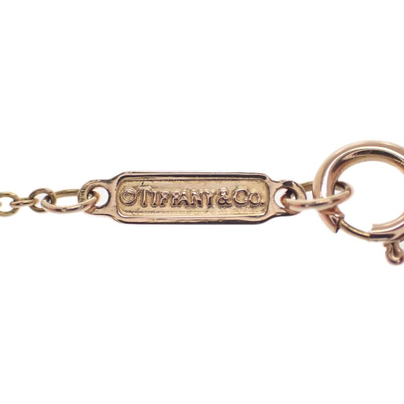 ティファニー TIFFANY&Co. フルールドリスキーバー 保存箱付属 67281969 ネックレス K18YG イエローゴールド ダイヤ【中古】【Aランク】の画像