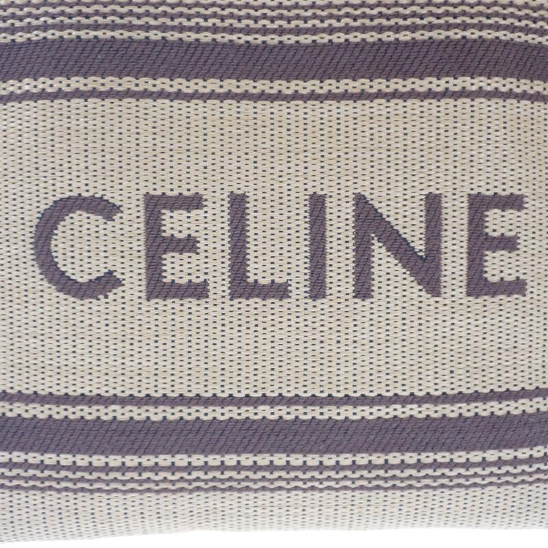 セリーヌ CELINE ミニカバトート 116992FRY.02NU 2WAYバッグ レザー ラフィア ブラウン レディース 人気 【中古】【Aランク】の画像