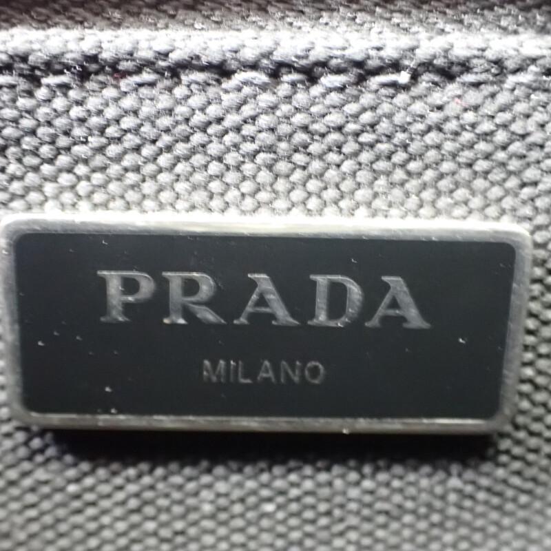 中古】PRADA プラダ カナパ S トートバッグ 1BG439 ブラック 
