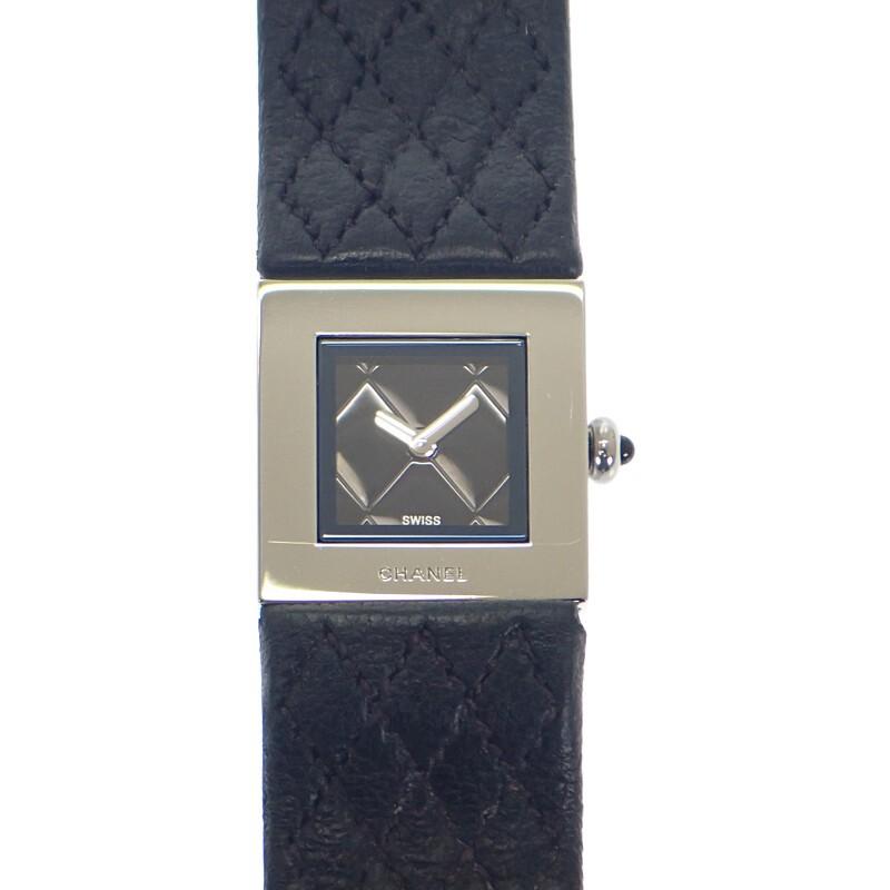 CHANEL シャネル マトラッセ H0116 腕時計 ステンレススチール レザー  