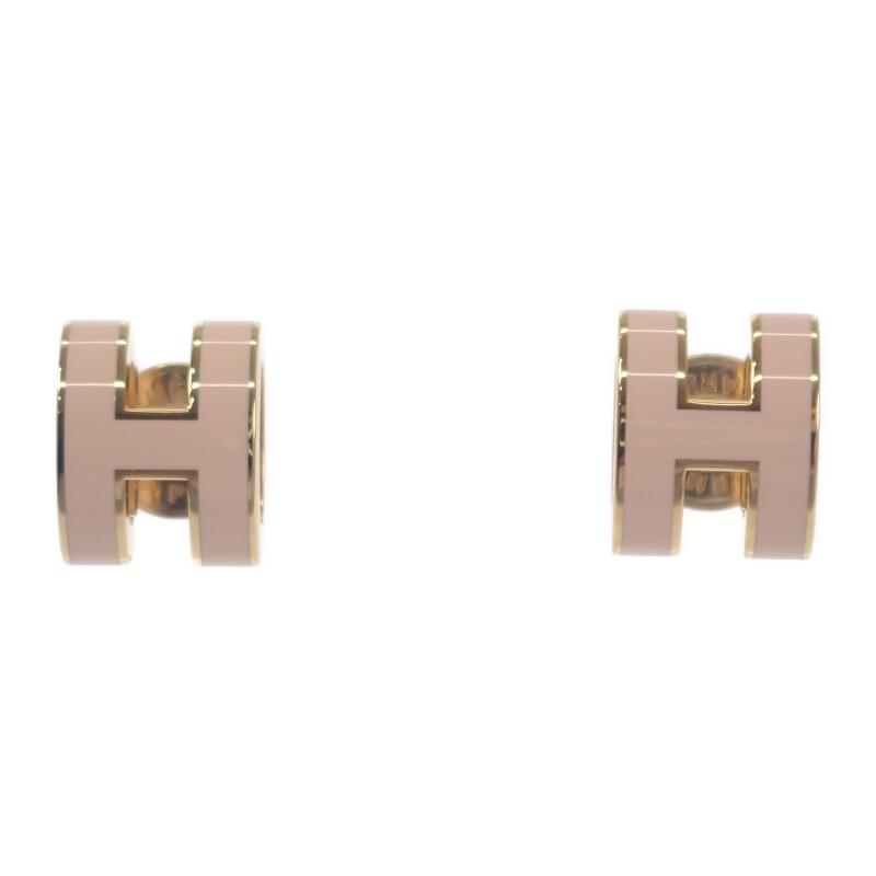 HERMES（エルメス） ミニポップ H アッシュ ピアス 保存箱付属 GP