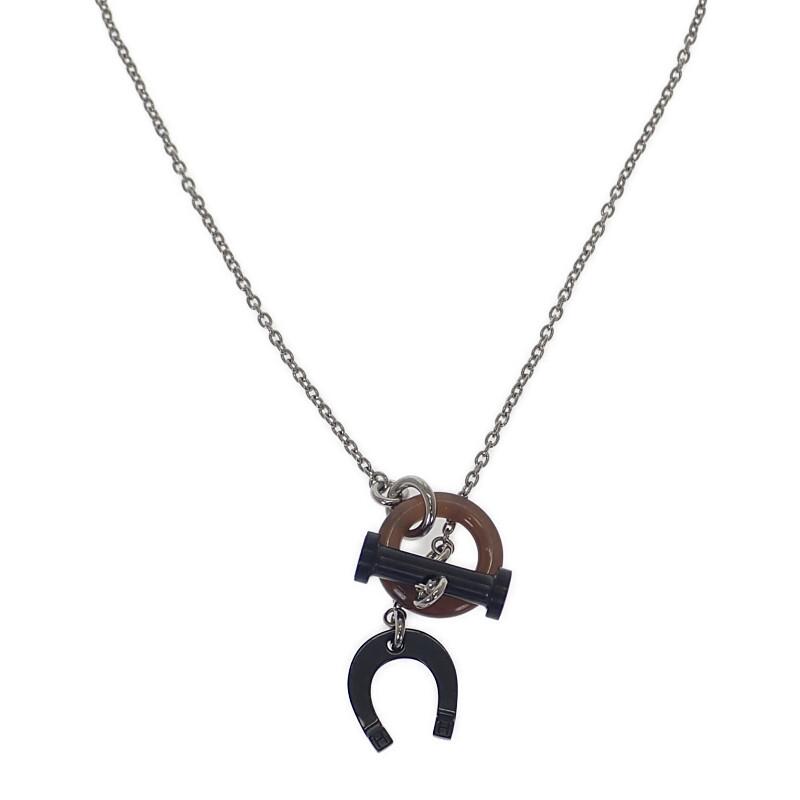 HERMES エルメス モビール・エケストル ネックレス メタル 