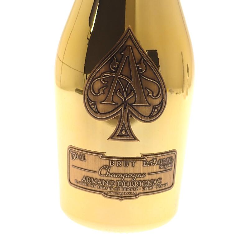 ARMANDO アルマンド ブリニャック ブリュット ゴールド お酒 750ml 箱付き シャンパン 未開栓  ギフト【中古】【Sランク】の画像