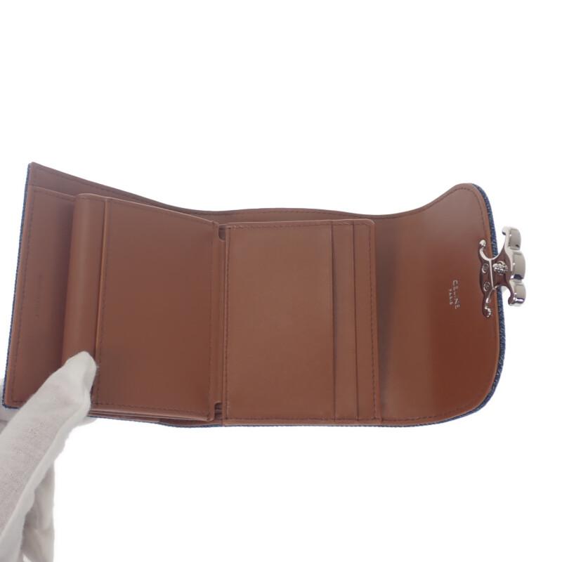CELINE（セリーヌ） トリオンフ スモール フラップウォレット