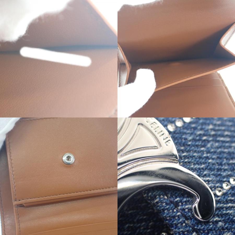 CELINE（セリーヌ） トリオンフ スモール フラップウォレット 