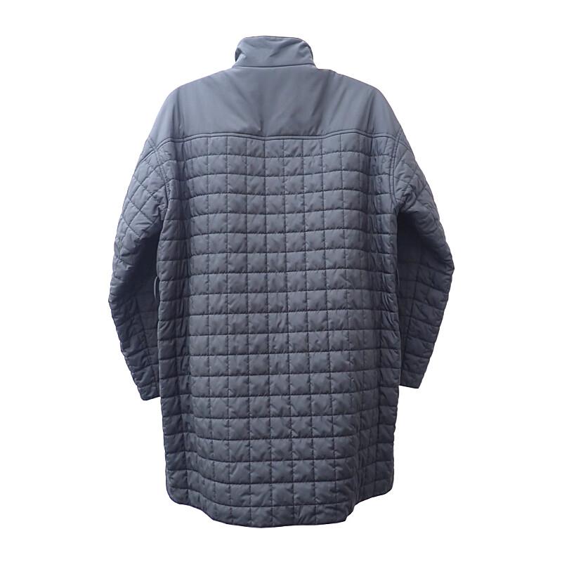 エルメス HERMES キルティングコート 36  H5H0158DQ5H36 中綿 スタンド ポリエステル ネイビー bleu noir レディース【中古】【Aランク】の画像