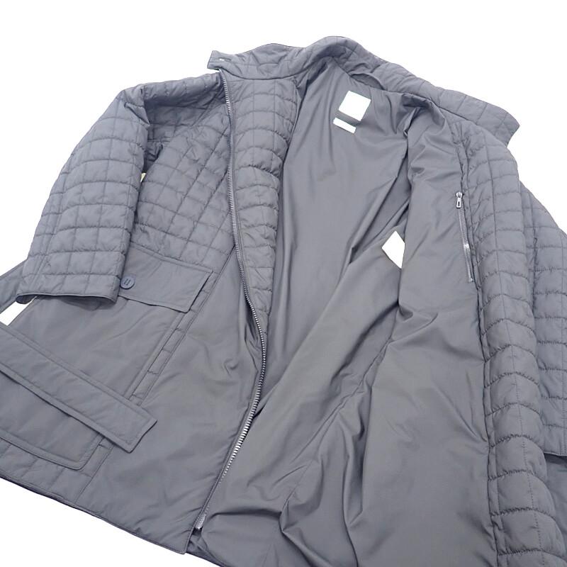 エルメス HERMES キルティングコート 36  H5H0158DQ5H36 中綿 スタンド ポリエステル ネイビー bleu noir レディース【中古】【Aランク】の画像
